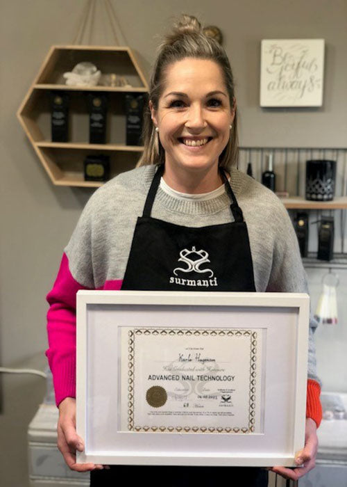 Nail tech graduate